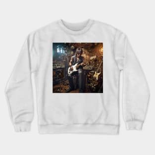 Jeff Beck Steampunk Crewneck Sweatshirt